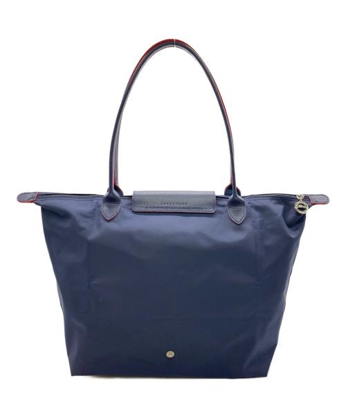 LONGCHAMP（ロンシャン）LONGCHAMP (ロンシャン) ハンドバッグ ネイビーの古着・服飾アイテム