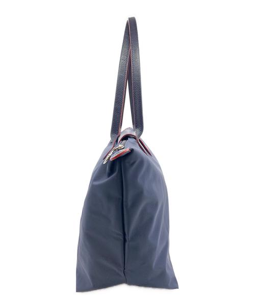 LONGCHAMP（ロンシャン）LONGCHAMP (ロンシャン) ハンドバッグ ネイビーの古着・服飾アイテム