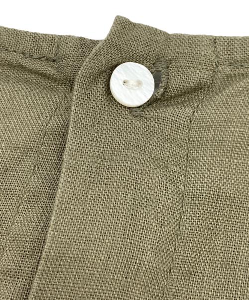 BEARDSLEY（ビアズリー）BEARDSLEY (ビアズリー) 半袖ワンピース カーキ サイズ:０の古着・服飾アイテム