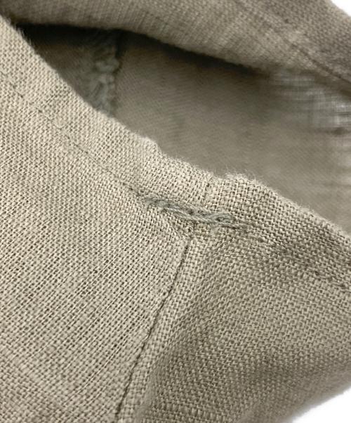BEARDSLEY（ビアズリー）BEARDSLEY (ビアズリー) 半袖ワンピース カーキ サイズ:０の古着・服飾アイテム