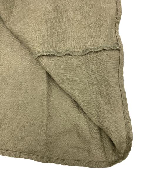 BEARDSLEY（ビアズリー）BEARDSLEY (ビアズリー) 半袖ワンピース カーキ サイズ:０の古着・服飾アイテム
