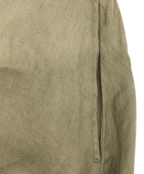 BEARDSLEY（ビアズリー）BEARDSLEY (ビアズリー) 半袖ワンピース カーキ サイズ:０の古着・服飾アイテム