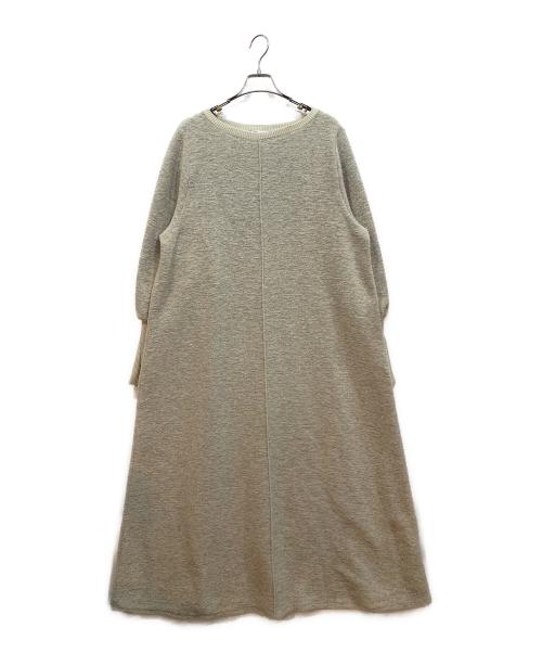 DOUDOU（ドゥドゥ）DOUDOU (ドゥドゥ) 長袖ワンピース グレー サイズ:TMの古着・服飾アイテム