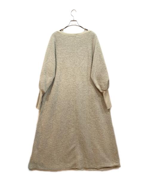 DOUDOU（ドゥドゥ）DOUDOU (ドゥドゥ) 長袖ワンピース グレー サイズ:TMの古着・服飾アイテム
