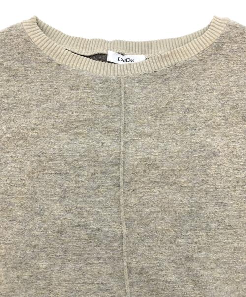 DOUDOU（ドゥドゥ）DOUDOU (ドゥドゥ) 長袖ワンピース グレー サイズ:TMの古着・服飾アイテム