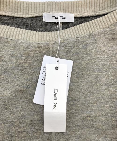 DOUDOU（ドゥドゥ）DOUDOU (ドゥドゥ) 長袖ワンピース グレー サイズ:TMの古着・服飾アイテム
