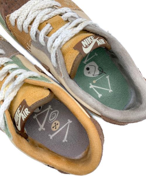 NIKE（ナイキ）NIKE (ナイキ) Zion Williamson (ザイオン ウィリアムソン) Air Jordan 1 Low / Flax and Oil Green グリーン×ブラウン サイズ:US：9.5の古着・服飾アイテム