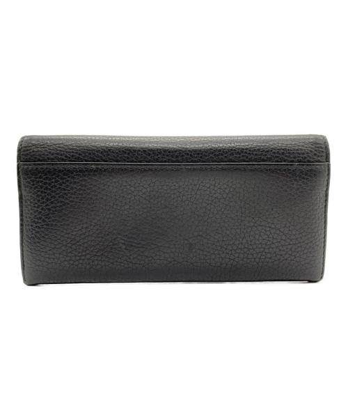 GUCCI（グッチ）GUCCI (グッチ) 長財布 ブラックの古着・服飾アイテム