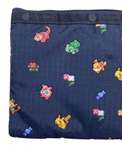 LeSportsac（レスポートサック）LeSportsac (レスポートサック) ポケモン (ポケモン) LeSportsac ポーチ ネイビー 未使用品の古着・服飾アイテム