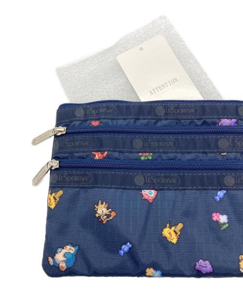 LeSportsac（レスポートサック）LeSportsac (レスポートサック) ポケモン (ポケモン) LeSportsac ポーチ ネイビー 未使用品の古着・服飾アイテム