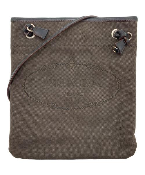 PRADA（プラダ）PRADA (プラダ) ショルダーバッグ グレーの古着・服飾アイテム