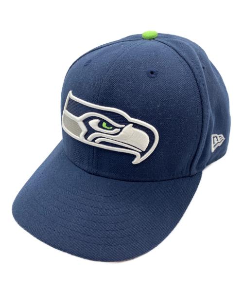 New Era（ニューエラ）New Era (ニューエラ) キャップ ネイビー×グリーン サイズ:59.6cmの古着・服飾アイテム