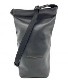 MM6 Maison Margiela（エムエムシックスメゾンマルジェラ）の古着「ユーティリティ ミニ ボトルバッグ」｜ブラック