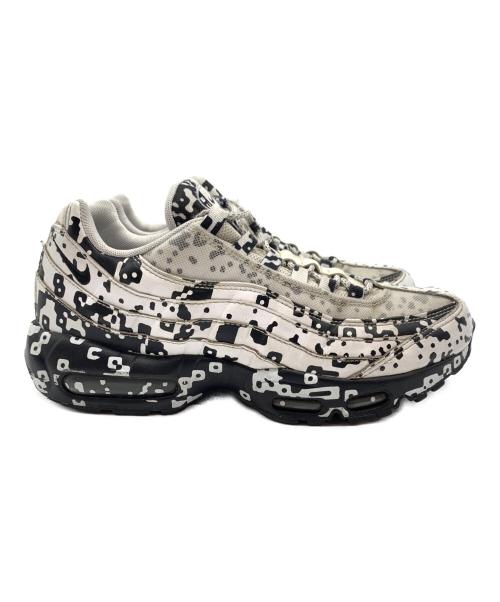 NIKE（ナイキ）NIKE (ナイキ) AIR MAX95 White / エアマックス95 ホワイト ホワイト×ブラック サイズ:US：8.5の古着・服飾アイテム