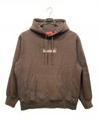 SUPREMEシュプリーム）の古着「BOXロゴ プルオーバーパーカー」｜ブラウン