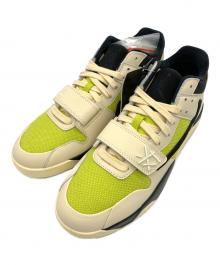 NIKE×Travis Scott（ナイキ×トラヴィススコット）の古着「JUMPMAN JACK TR "TRAVIS SCOTT"MUSLIN / ジャンプマン ジャック トレーナー トラビス・スコット モスリン」｜グリーン×アイボリー