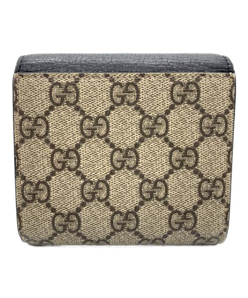 GUCCI（グッチ）GUCCI (グッチ) 2つ折り財布 ブラックの古着・服飾アイテム