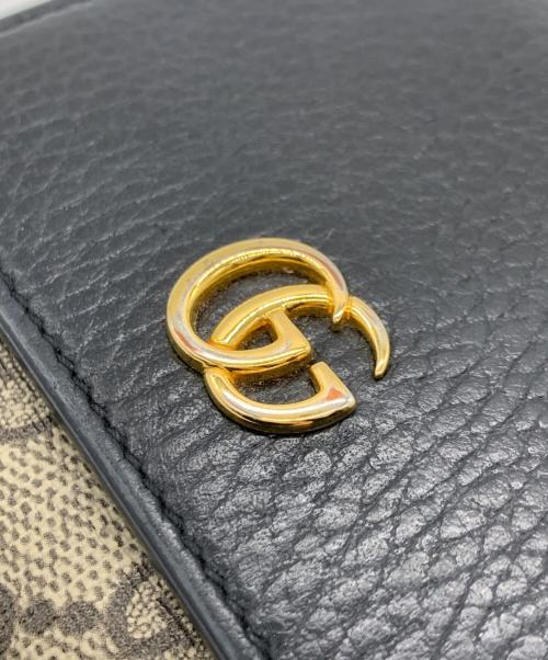 GUCCI（グッチ）GUCCI (グッチ) 2つ折り財布 ブラックの古着・服飾アイテム