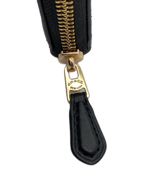COACH（コーチ）COACH (コーチ) ラウンドファスナー長財布 ブラウンの古着・服飾アイテム