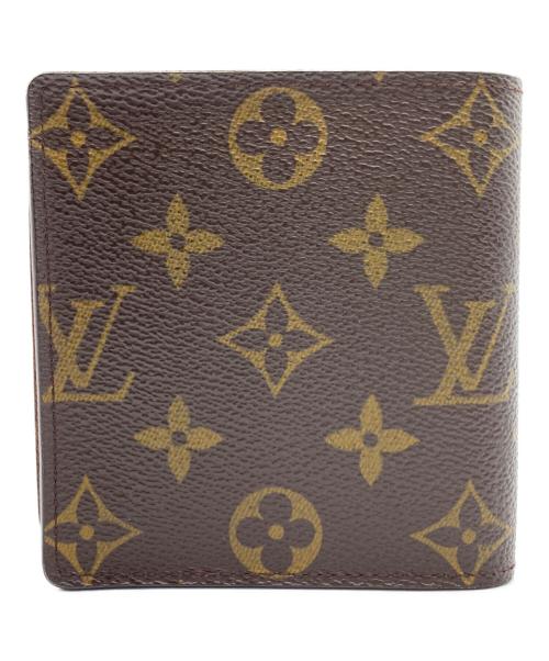 LOUIS VUITTON（ルイ ヴィトン）LOUIS VUITTON (ルイ ヴィトン) ポルトフォイユ・マルコ ブラウンの古着・服飾アイテム