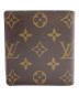 LOUIS VUITTON (ルイ ヴィトン) ポルトフォイユ・マルコ ブラウン：25000円