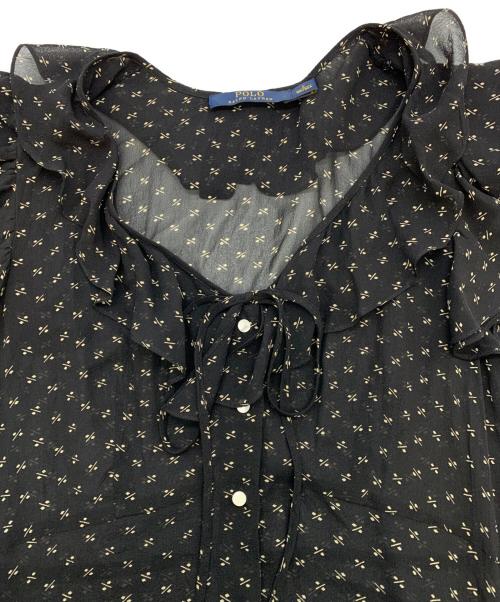 POLO RALPH LAUREN（ポロ・ラルフローレン）POLO RALPH LAUREN (ポロ・ラルフローレン) 半袖ワンピース ブラックの古着・服飾アイテム