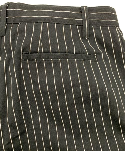 JOURNAL STANDARD（ジャーナルスタンダード）JOURNAL STANDARD (ジャーナルスタンダード) ピン ストライプ バギー ツイル パンツ ブラック×ホワイト サイズ:Lの古着・服飾アイテム