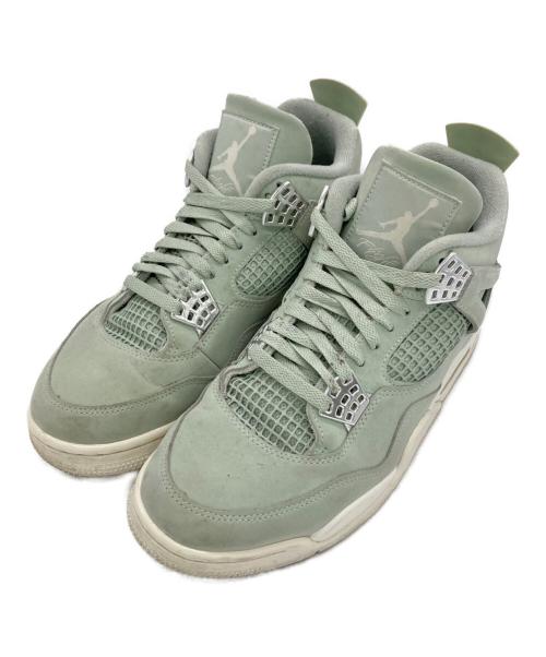 NIKE（ナイキ）NIKE (ナイキ) AIR JORDAN 4 RETRO グリーン×ホワイト サイズ:US：10.5の古着・服飾アイテム
