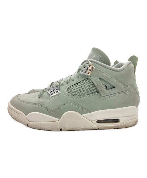 NIKE（ナイキ）NIKE (ナイキ) AIR JORDAN 4 RETRO グリーン×ホワイト サイズ:US：10.5の古着・服飾アイテム