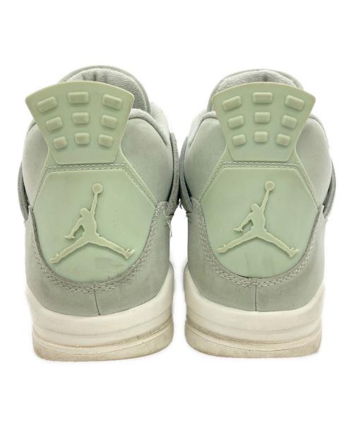 NIKE（ナイキ）NIKE (ナイキ) AIR JORDAN 4 RETRO グリーン×ホワイト サイズ:US：10.5の古着・服飾アイテム