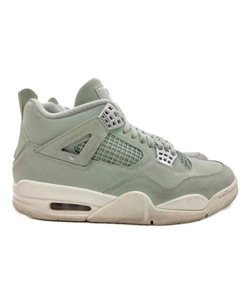NIKE（ナイキ）NIKE (ナイキ) AIR JORDAN 4 RETRO グリーン×ホワイト サイズ:US：10.5の古着・服飾アイテム