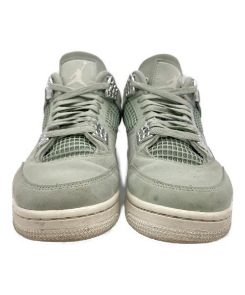 NIKE（ナイキ）NIKE (ナイキ) AIR JORDAN 4 RETRO グリーン×ホワイト サイズ:US：10.5の古着・服飾アイテム