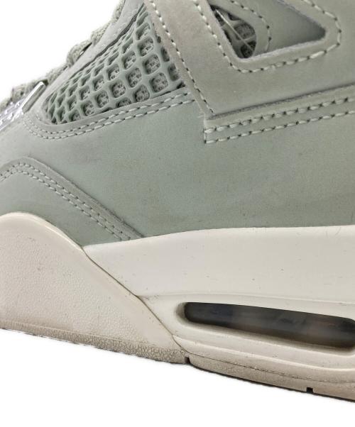 NIKE（ナイキ）NIKE (ナイキ) AIR JORDAN 4 RETRO グリーン×ホワイト サイズ:US：10.5の古着・服飾アイテム