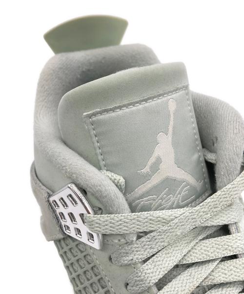 NIKE（ナイキ）NIKE (ナイキ) AIR JORDAN 4 RETRO グリーン×ホワイト サイズ:US：10.5の古着・服飾アイテム