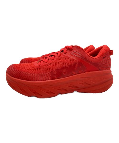 HOKAONEONE（ホカオネオネ）HOKAONEONE (ホカオネオネ) BONDI 7  ボンダイ7 レッド サイズ:US：8.5の古着・服飾アイテム