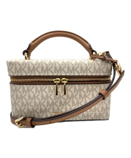 MICHAEL KORS（マイケルコース）MICHAEL KORS (マイケルコース) ショルダーバッグ ホワイトの古着・服飾アイテム