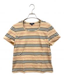 BURBERRY LONDON（バーバリーロンドン）の古着「半袖カットソー」｜ベージュ