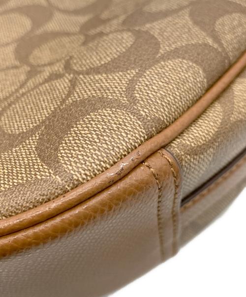 COACH（コーチ）COACH (コーチ) ハーフムーンショルダーバッグ ブラウンの古着・服飾アイテム