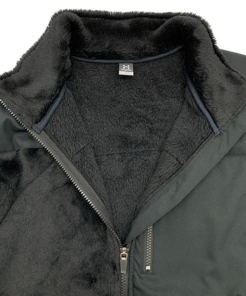 HAGLOFS（ホグロフス）HAGLOFS (ホグロフス) ジップアップジャケット ブラック サイズ:Mの古着・服飾アイテム