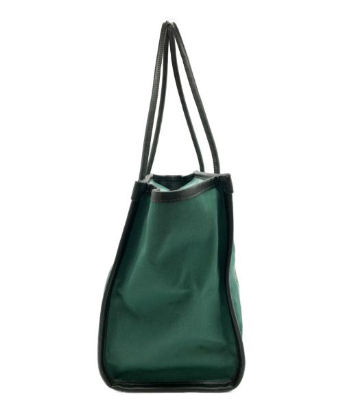 Kate Spade（ケイトスペード）Kate Spade (ケイトスペード) トートバッグ グリーン×ブラックの古着・服飾アイテム