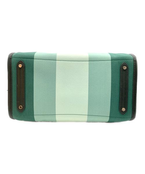 Kate Spade（ケイトスペード）Kate Spade (ケイトスペード) トートバッグ グリーン×ブラックの古着・服飾アイテム