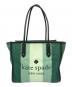 Kate Spade（ケイトスペード）の古着「トートバッグ」｜グリーン×ブラック