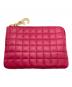 CELINE（セリーヌ）の古着「Cチャーム コイン&カードポーチ」｜ショッキングピンク
