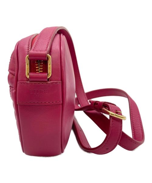 CELINE（セリーヌ）CELINE (セリーヌ) Cチャームスモールカメラバッグ ショッキングピンクの古着・服飾アイテム