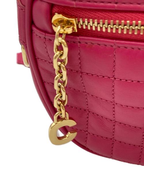 CELINE（セリーヌ）CELINE (セリーヌ) Cチャームスモールカメラバッグ ショッキングピンクの古着・服飾アイテム