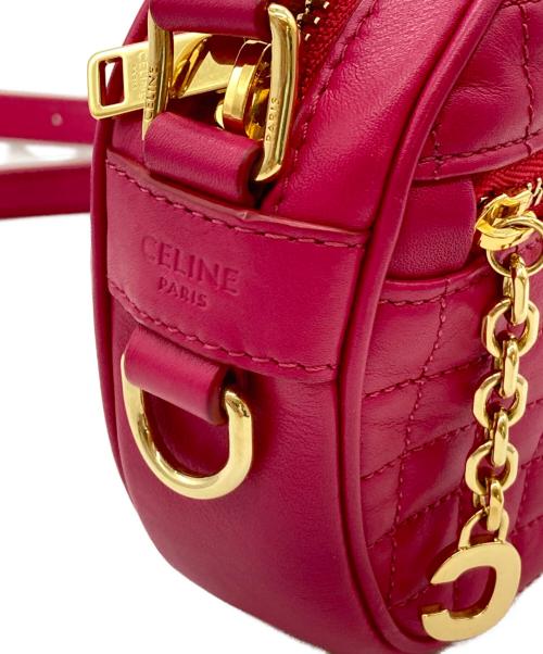 CELINE（セリーヌ）CELINE (セリーヌ) Cチャームスモールカメラバッグ ショッキングピンクの古着・服飾アイテム