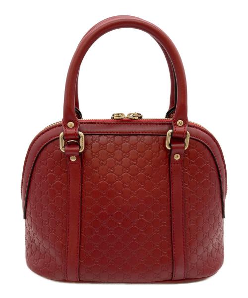 GUCCI（グッチ）GUCCI (グッチ) 2WAYバッグ レッドの古着・服飾アイテム