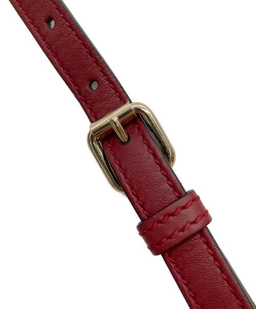 GUCCI（グッチ）GUCCI (グッチ) 2WAYバッグ レッドの古着・服飾アイテム