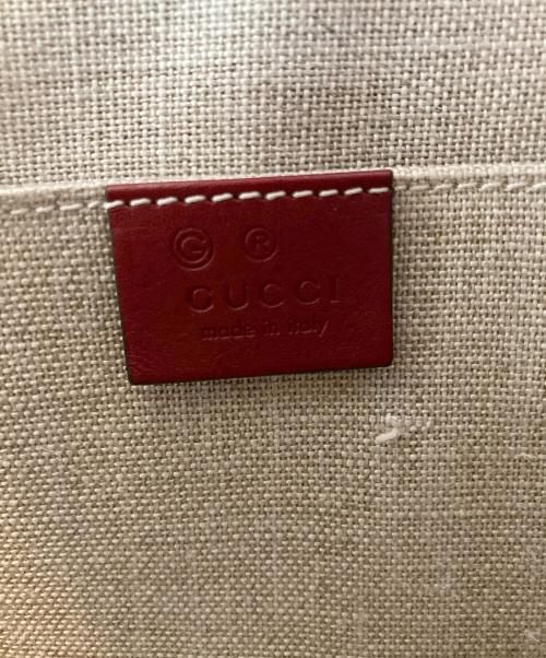 GUCCI（グッチ）GUCCI (グッチ) 2WAYバッグ レッドの古着・服飾アイテム