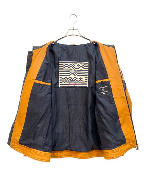 sinacova（シナコバ）sinacova (シナコバ) ラムレザージャケット オレンジ サイズ:3Lの古着・服飾アイテム